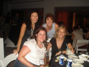 Cena en SSSR con Sandra Molina, Eleonora Lasala, Bárbara Gottheil y nuestra colega y amiga Francisca Serrano Chica.
